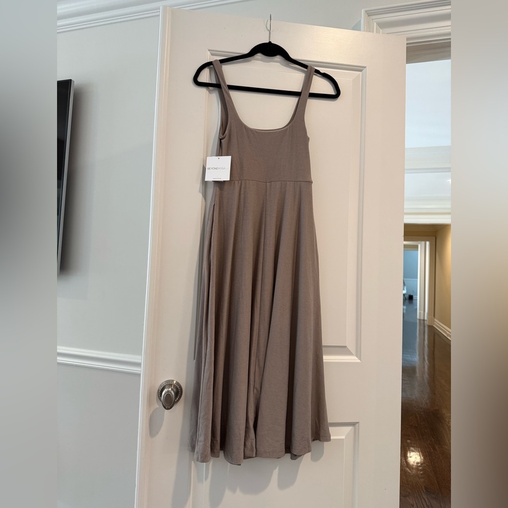 NWT Beyond Yoga midi tank dress.